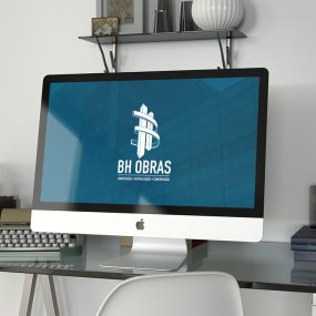 Logotipo + Site: BH Obras